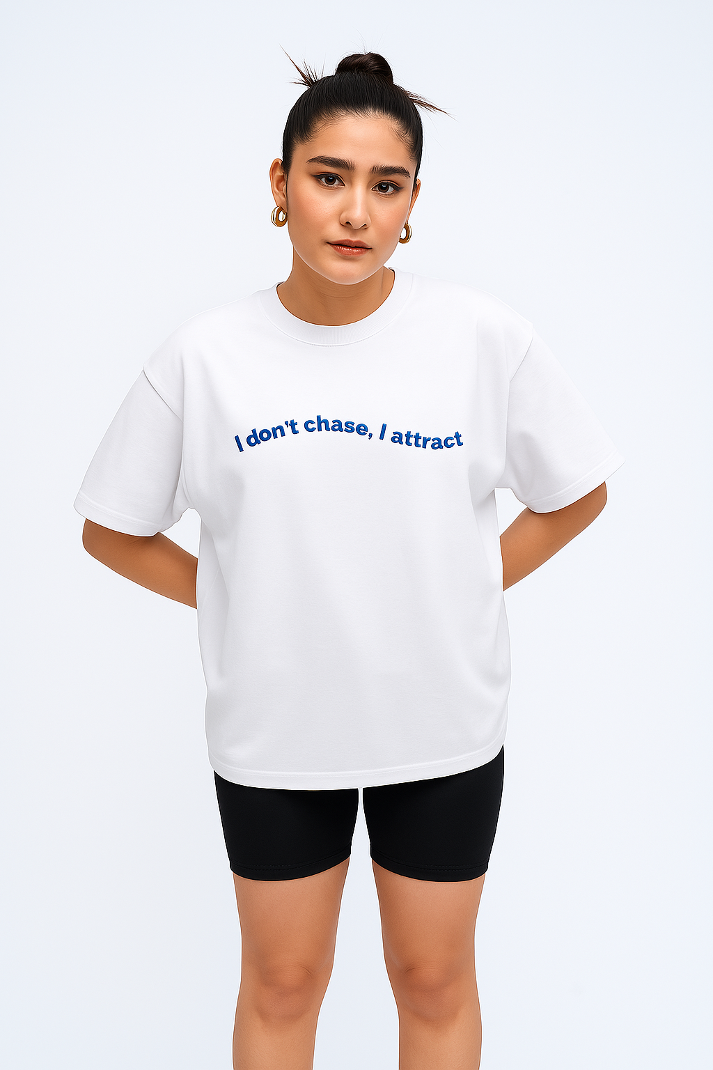 I don't chase i attract unisex oversized t-shirt